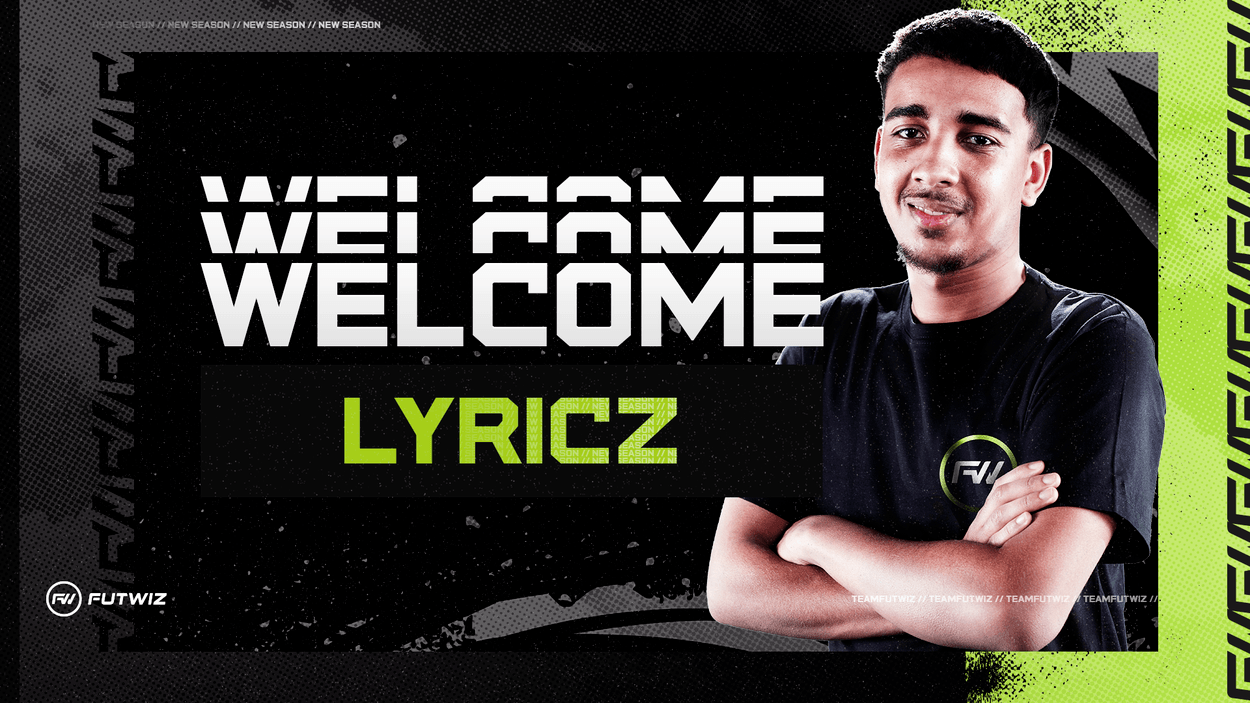 Lyricz signs for Team FUTWIZ!