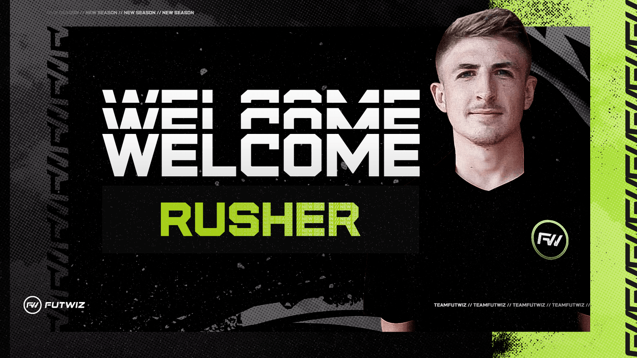 Rusher joins Team FUTWIZ!